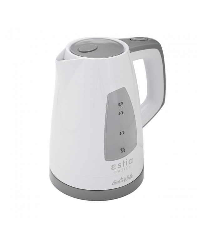 ΒΡΑΣΤΗΡΑΣ GUSTO WHITE  ΠΛΑΣΤΙΚΟΣ 2200w 1.7lt ΛΕΥΚΟΣ 06-11932, ESTIA ΟΙΚΙΑΚΑ