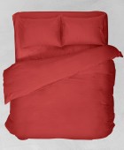 Παπλωματοθήκη Υ/Δ (220X240) BASIC RED, VIOPROS ΥΠΝΟΔΩΜΑΤΙΟ