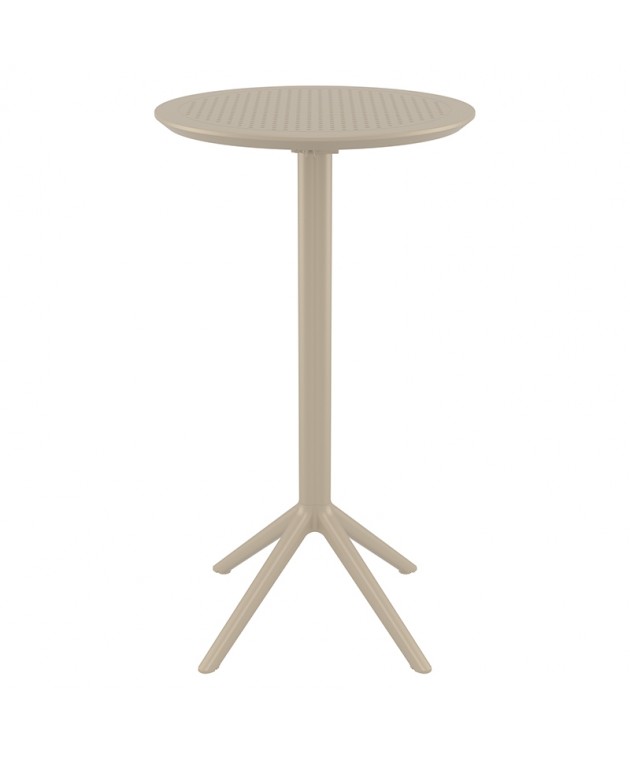 SKY TAUPE BAR Φ60Χ108εκ.ΠΤΥΣ/ΝΟ ΤΡΑΠ. ΠΟΛ/ΝΙΟΥ Πλαστικά