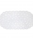 ΑΝΤΙΟΛΙΣΘΗΤΙΚΟ ΜΠΑΝΙΟΥ ECO 68x35cm ΑΝΑΚΥΚΛΩΜΕΝΟ PVC ΛΕΥΚΟ 02-11567, ESTIA Ταπέτα Aντιολισθητικά