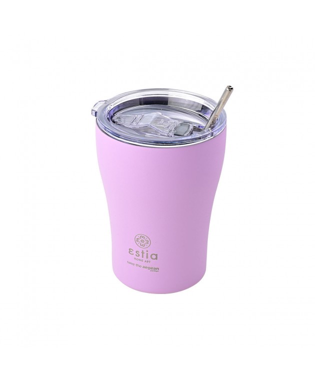 ΘΕΡΜΟΣ COFFEE MUG SAVE THE AEGEAN 350ml LAVENDER PURPLE 01-12090, ESTIA ΟΙΚΙΑΚΑ