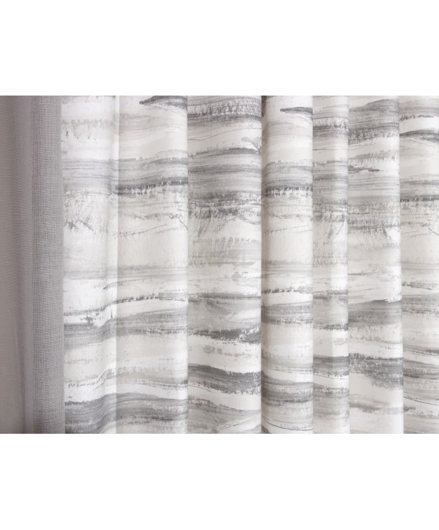 Κουρτίνα με τρέσα GRANITE GREY (280X270), ANNA RISKA ΥΠΝΟΔΩΜΑΤΙΟ