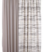 Κουρτίνα με τρέσα GRANITE GREY (140X270), ANNA RISKA