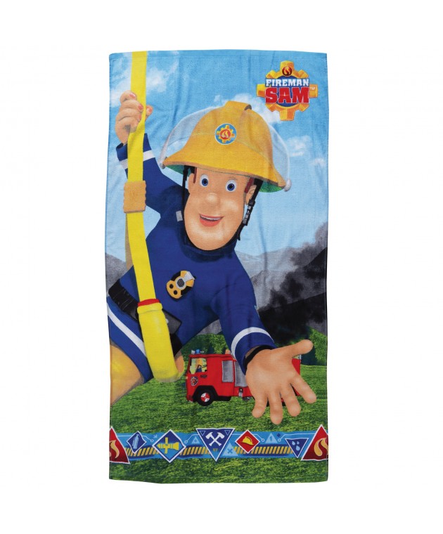 ΠΕΤΣΕΤΑ ΘΑΛΑΣΣΗΣ ΠΑΙΔΙΚΗ (70Χ140) SAM THE FIREMAN 5848 , DAS HOME  Πετσέτες Θαλάσσης Παιδικές