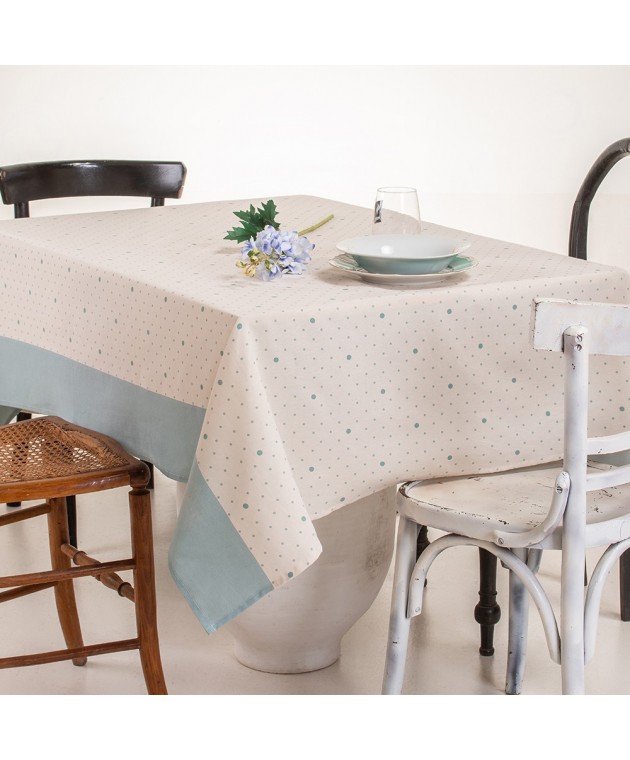 ΤΡΑΠΕΖΟΜΑΝΤΗΛΟ ΛΟΝΕΤΑ ΜΑΚΡΟΣΤΕΝΟ (135Χ180) TIFFANY AQUA, MELINEN Τραπεζομάντηλα