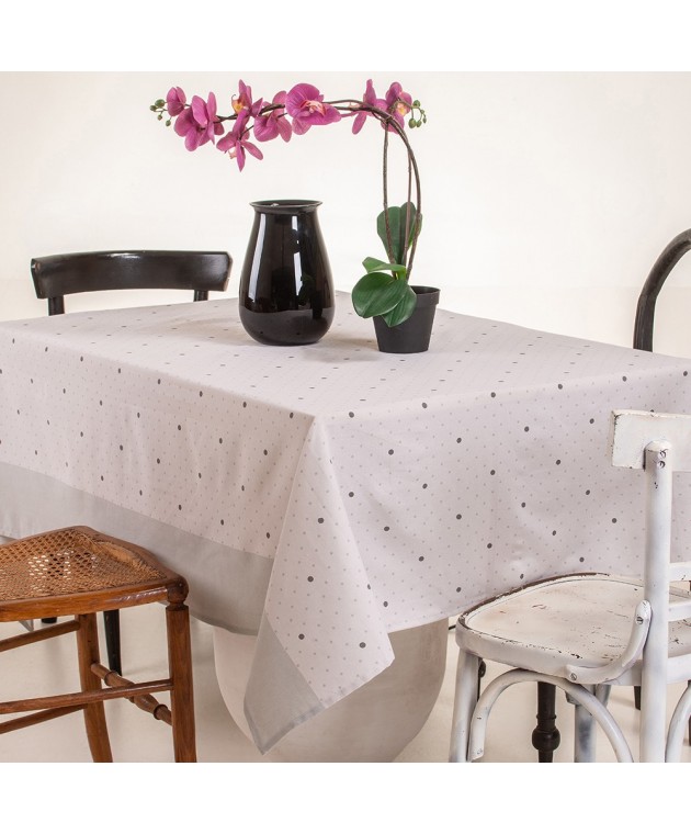 ΤΡΑΠΕΖΟΜΑΝΤΗΛΟ ΛΟΝΕΤΑ ΜΑΚΡΟΣΤΕΝΟ (135Χ180) TIFFANY GREY, MELINEN Τραπεζομάντηλα