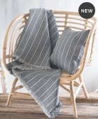 Ριχτάρι πολυθρόνας (160Χ180) FELIPE DARK GREY, RYTHMOS HOME Ριχτάρια Καλοκαιρινά