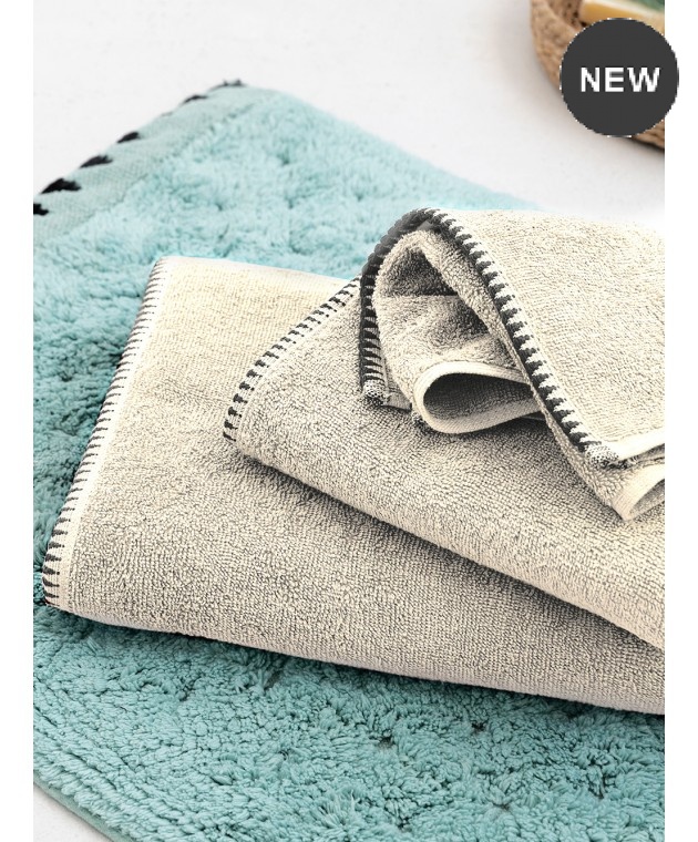 Πετσέτα χεριών (30Χ50) BROOKLYN BEIGE, PALAMAIKI  Πετσέτες Mπάνιου