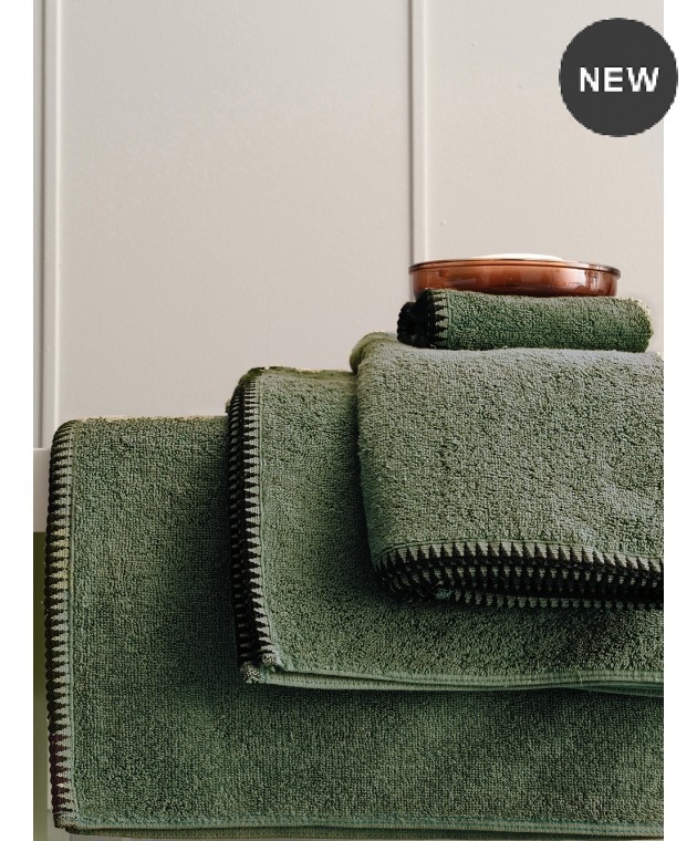 Πετσέτα χεριών (30Χ50) BROOKLYN OLIVE, PALAMAIKI  Πετσέτες Mπάνιου