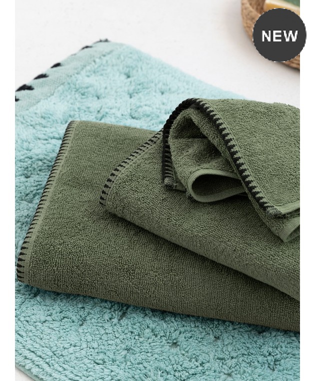 Πετσέτα χεριών (30Χ50) BROOKLYN OLIVE, PALAMAIKI  Πετσέτες Mπάνιου