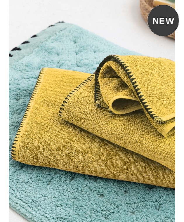 Πετσέτα χεριών (30Χ50) BROOKLYN YELLOW, PALAMAIKI  Πετσέτες Mπάνιου