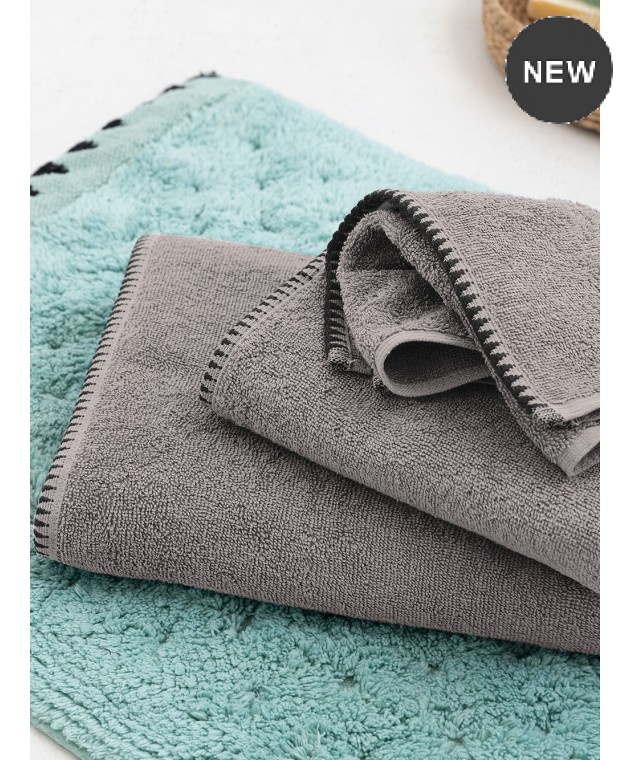 Πετσέτα προσώπου (50X90) BROOKLYN GREY, PALAMAIKI  Πετσέτες Mπάνιου