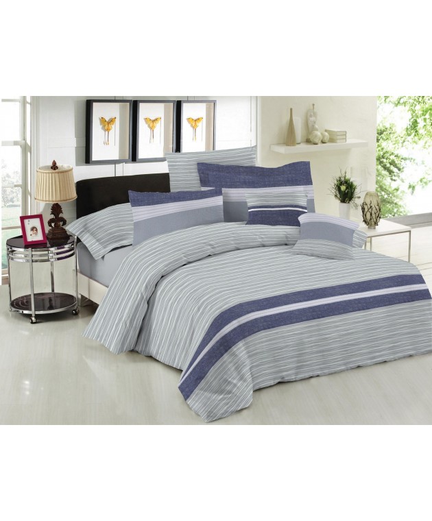 Σετ Σεντόνια Le Blanc Premium Cotton 100% Brooklyn Ice Υπέρδιπλα (240x270) Σεντόνια Υπέρδιπλα