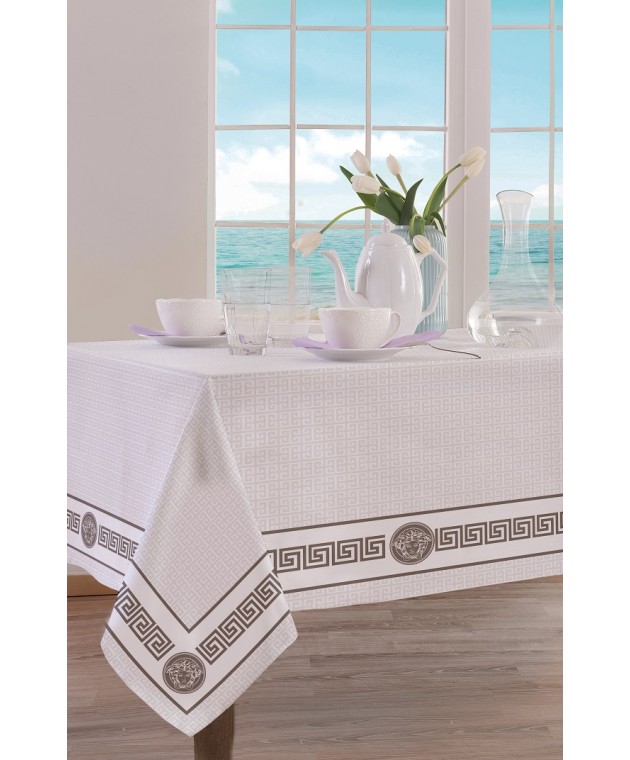 ΤΡΑΠ/ΛΟ (160Χ220) KEY SILVER 100% COTTON 200GR, MAKIS TSELIOS Τραπεζομάντηλα