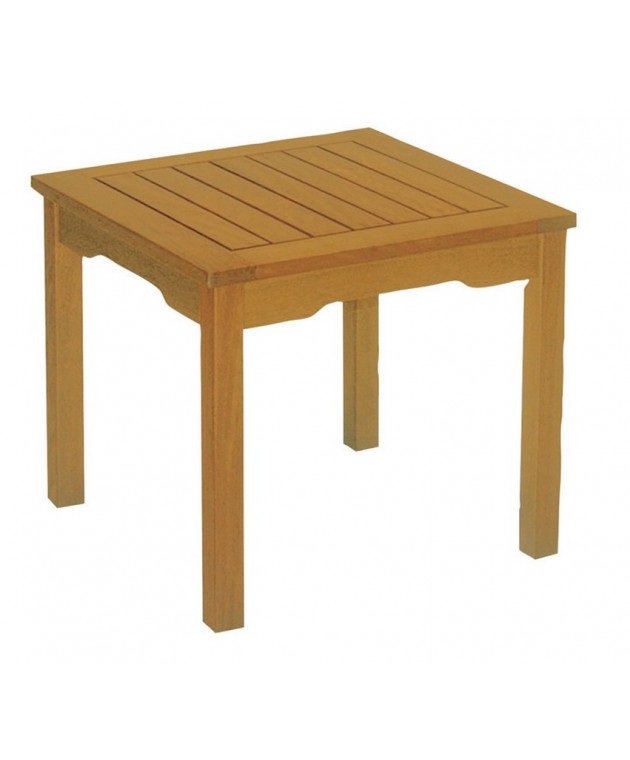 Ξύλινο Βοηθητικό Τραπεζάκι Coffee Table 50 x 50 x 45(Η) cm ,Acacia Wood EVT-S5 AC, LIANOS Ξύλινα