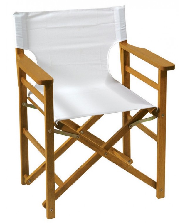 Ξύλινη Πτυσσόμενη Πολυθρόνα Σκηνοθέτη ,Acacia Wood C2013-E-AC, LIANOS Πολυθρόνες
