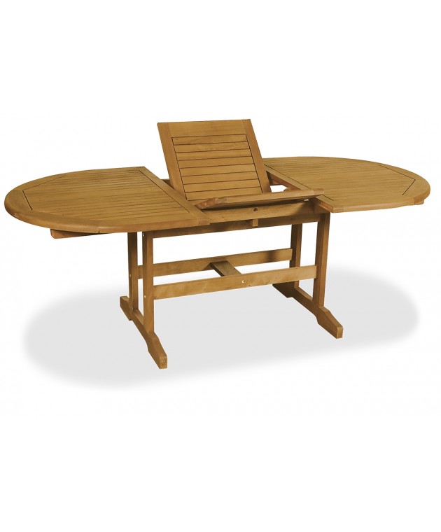 Ξύλινο Επεκτεινόμενο Τραπέζι Acacia Wood MER 24 AC, LIANOS Ξύλινα