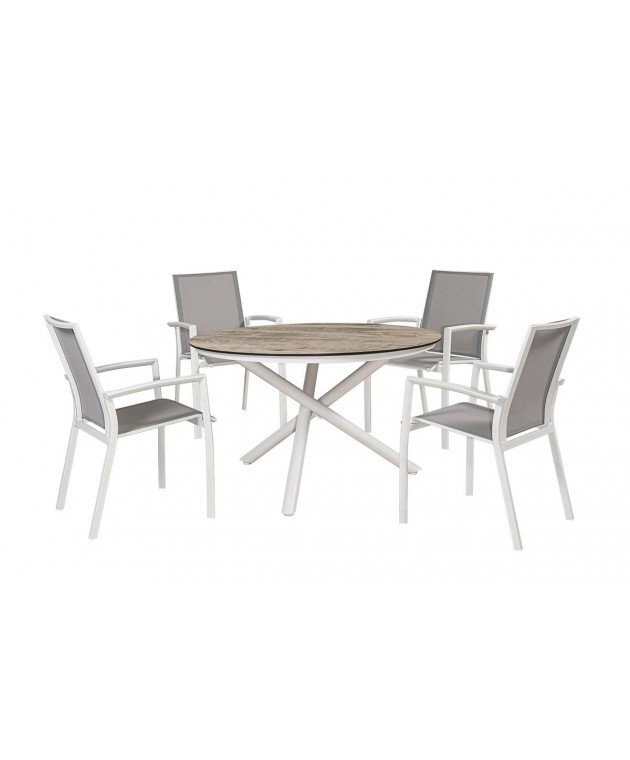 LOUIS Τραπεζαρία Αλουμινίου ,Σέτ 5 Τεμαχίων 223880, LIANOS Σετ Έπιπλα Κήπου