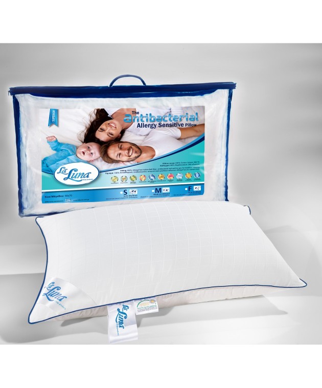 Μαξιλάρι ύπνου THE ANTIBACTERIAL PILLOW  SUPER SOFT, LA LUNA Παιδικά Μαξιλάρια Υπνου