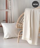 Διακοσμητική μαξιλαροθήκη (40Χ40) SEBASTIAO ΕΚΡΟΥ, RYTHMOS HOME Διακοσμητικά Mαξιλάρια Καναπέ