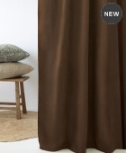 Κουρτίνα με τρουκς (140Χ260) CYRIL BROWN, PALAMAIKI Κουρτίνες Έτοιμες Ραμμένες