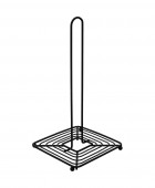 ESTIA ΒΑΣΗ ΓΙΑ ΡΟΛΟ ΚΟΥΖΙΝΑΣ METAL BLACK ΜΕΤΑΛΛΙΚΗ 30x15.5cm ΜΑΥΡΗ 01-1339 Gadgets Κουζίνας