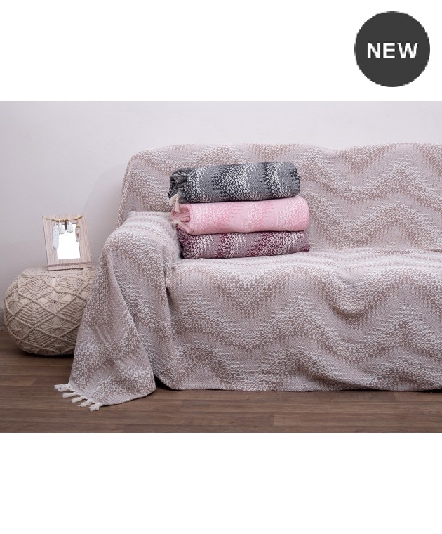 Ριχτάρι τριθέσιου (175Χ280) 3045 ΡΟΖ, VIOPROS Ριχτάρια Καλοκαιρινά