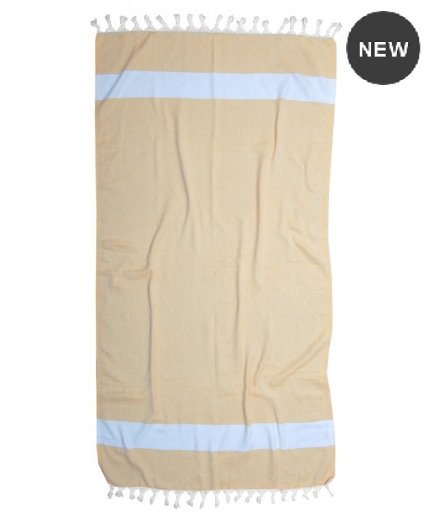 Πετσέτα-παρεό θαλάσσης (100Χ180) ΣΑΜΕΡ ΚΙΤΡΙΝΟ, VIOPROS Παρεό