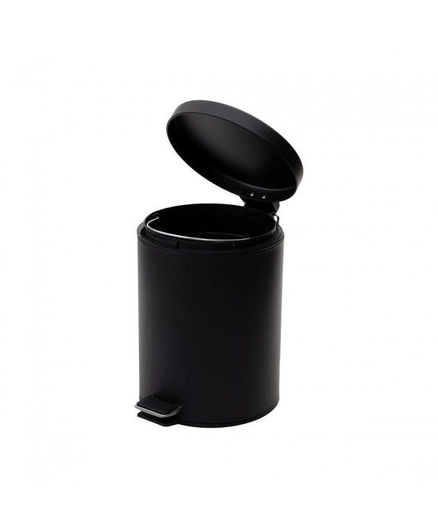 Κάδος απορριμμάτων CLASSIC MAT BLACK 02-3791 (5L), ESTIA Καλάθια Αποριμμάτων
