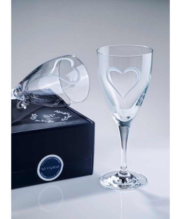 Σετ νυφικά ποτήρια 2 τεμ. LOVE, KATOIKEIN Σετ Νυφικά Ποτήρια