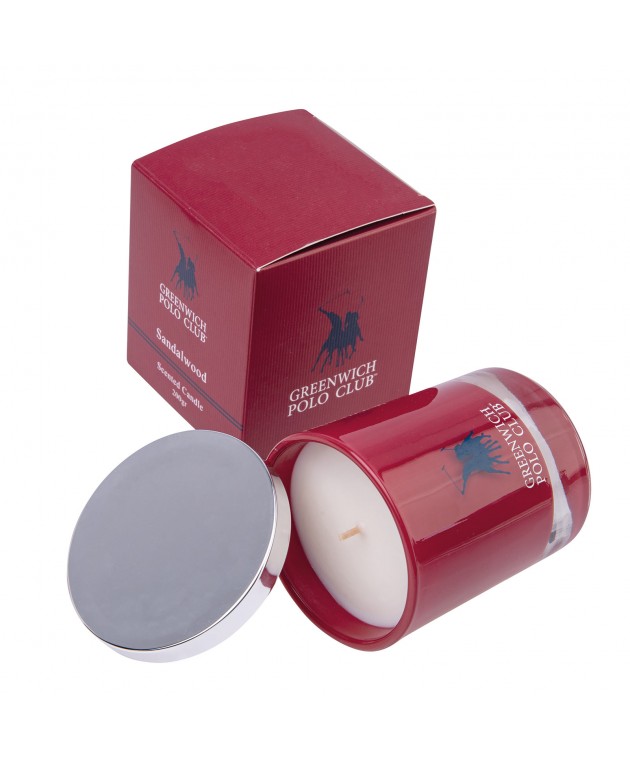 GREENWICH POLO CLUB ΑΡΩΜΑΤΙΚΟ ΚΕΡΙ SANDALWOOD 3003 Κεριά