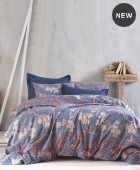 Σετ σεντόνια μονά με λάστιχο (105Χ205+25) DOCA BLUE, RYTHMOS HOME Σεντόνια Μονά