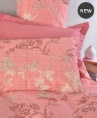 Σετ σεντόνια μονά με λάστιχο (105Χ205+25) DOCA PINK, RYTHMOS HOME Σεντόνια Μονά