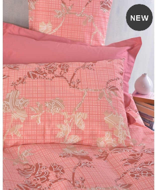 Σετ σεντόνια μονά με λάστιχο (105Χ205+25) DOCA PINK, RYTHMOS HOME Σεντόνια Μονά