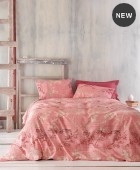 Σετ σεντόνια μονά με λάστιχο (105Χ205+25) DOCA PINK, RYTHMOS HOME Σεντόνια Μονά