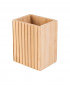 ESTIA ΘΗΚΗ ΟΔΟΝΤΟΒΟΥΡΤΣΑΣ BAMBOO ESSENTIALS ΤΕΤΡΑΓΩΝΗ 8.3x6.5x10.3cm 02-13097 Ποτήρια  Οδοντόβουρτσας
