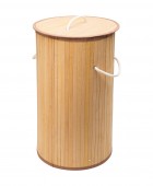 ESTIA ΚΑΛΑΘΙ ΑΠΛΥΤΩΝ BAMBOO ESSENTIALS ΠΤΥΣΣΟΜΕΝΟ ΣΤΡΟΓΓΥΛΟ 57lt 02-12823 Καλάθια Απλύτων