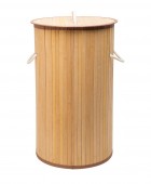 ESTIA ΚΑΛΑΘΙ ΑΠΛΥΤΩΝ BAMBOO ESSENTIALS ΠΤΥΣΣΟΜΕΝΟ ΣΤΡΟΓΓΥΛΟ 57lt 02-12823 Καλάθια Απλύτων