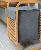 ESTIA ΚΑΛΑΘΙ ΑΠΛΥΤΩΝ BAMBOO ΜΕ ΘΗΚΗ ΠΟΛΥΕΣΤΕΡΑ 40x35x60.5cm 02-13042 Καλάθια Απλύτων