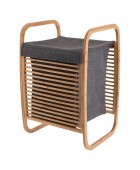 ESTIA ΚΑΛΑΘΙ ΑΠΛΥΤΩΝ BAMBOO ΜΕ ΘΗΚΗ ΠΟΛΥΕΣΤΕΡΑ 40x35x60.5cm 02-13042 Καλάθια Απλύτων