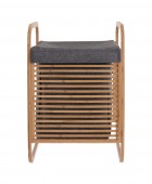 ESTIA ΚΑΛΑΘΙ ΑΠΛΥΤΩΝ BAMBOO ΜΕ ΘΗΚΗ ΠΟΛΥΕΣΤΕΡΑ 40x35x60.5cm 02-13042 Καλάθια Απλύτων