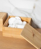 ESTIA ΚΟΥΤΙ ΑΠΟΘΗΚΕΥΣΗΣ ΚΑΙ ΟΡΓΑΝΩΣΗΣ ΜΠΑΝΙΟΥ BAMBOO ESSENTIALS ΤΕΤΡΑΓΩΝΟ 15x15x7cm 02-13103 Κουτιά Αποθήκευσης