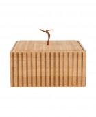 ESTIA ΚΟΥΤΙ ΑΠΟΘΗΚΕΥΣΗΣ ΚΑΙ ΟΡΓΑΝΩΣΗΣ ΜΠΑΝΙΟΥ BAMBOO ESSENTIALS ΤΕΤΡΑΓΩΝΟ 15x15x7cm 02-13103 Κουτιά Αποθήκευσης