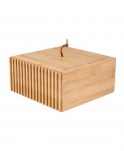 ESTIA ΚΟΥΤΙ ΑΠΟΘΗΚΕΥΣΗΣ ΚΑΙ ΟΡΓΑΝΩΣΗΣ ΜΠΑΝΙΟΥ BAMBOO ESSENTIALS ΤΕΤΡΑΓΩΝΟ 15x15x7cm 02-13103 Κουτιά Αποθήκευσης