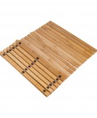 ESTIA ΤΑΠΕΤΟ ΜΠΑΝΙΟΥ BAMBOO ΑΝΤΙΟΛΙΣΘΗΤΙΚΟ 60x40cm 02-12830 Πατάκια Mπάνιου