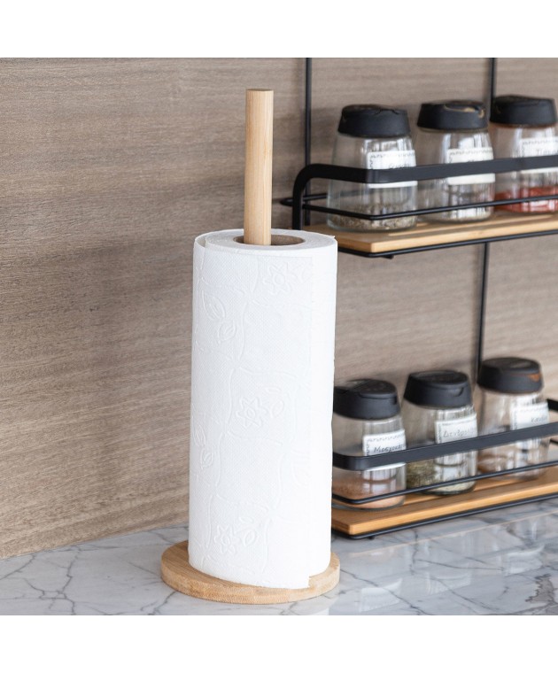 ESTIA ΒΑΣΗ ΓΙΑ ΡΟΛΟ ΚΟΥΖΙΝΑΣ BAMBOO ESSENTIALS 12x33.5cm 01-12984 Gadgets Κουζίνας