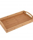 ESTIA ΔΙΣΚΟΣ ΣΕΡΒΙΡΙΣΜΑΤΟΣ BAMBOO ESSENTIALS ΜΕ ΛΑΒΕΣ ΜΕΤΑΦΟΡΑΣ 44x29.5x5.5cm 01-12953 Είδη Σερβιρίσματος
