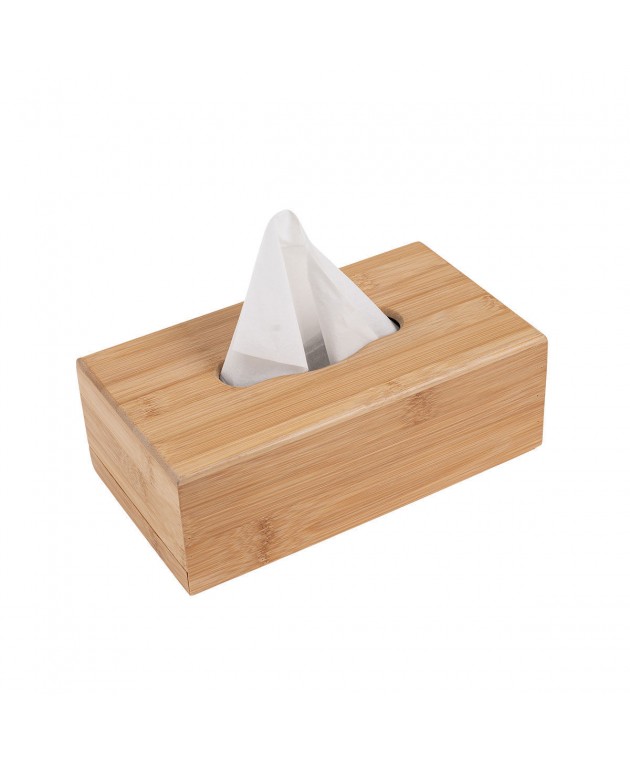 ESTIA ΘΗΚΗ ΓΙΑ ΧΑΡΤΟΜΑΝΤΗΛΑ BAMBOO ESSENTIALS 24x14x8.5cm 02-13134 Θήκη για Χαρτομάντηλα