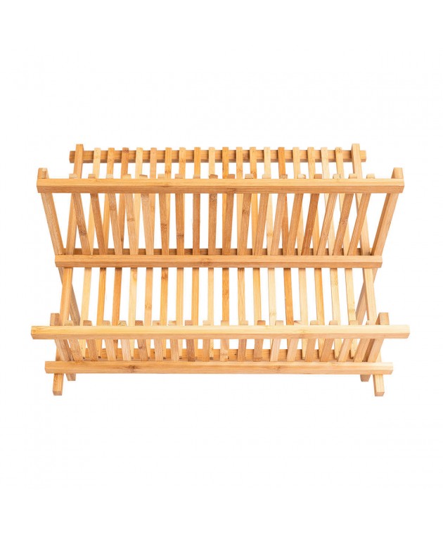 ESTIA ΠΙΑΤΟΘΗΚΗ BAMBOO ESSENTIALS ΑΝΑΔΙΠΛΟΥΜΕΝΗ 2 ΕΠΙΠΕΔΩΝ 42x27.5x38cm 01-12977 Πιατοθήκες