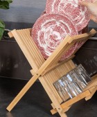 ESTIA ΠΙΑΤΟΘΗΚΗ BAMBOO ESSENTIALS ΑΝΑΔΙΠΛΟΥΜΕΝΗ 2 ΕΠΙΠΕΔΩΝ 42x27.5x38cm 01-12977 Πιατοθήκες